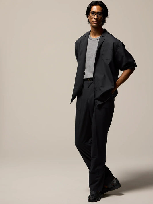 COLONY CLOTHING / RELAX EASY TROUSERS / CC2501-PT02-02 / BLACK