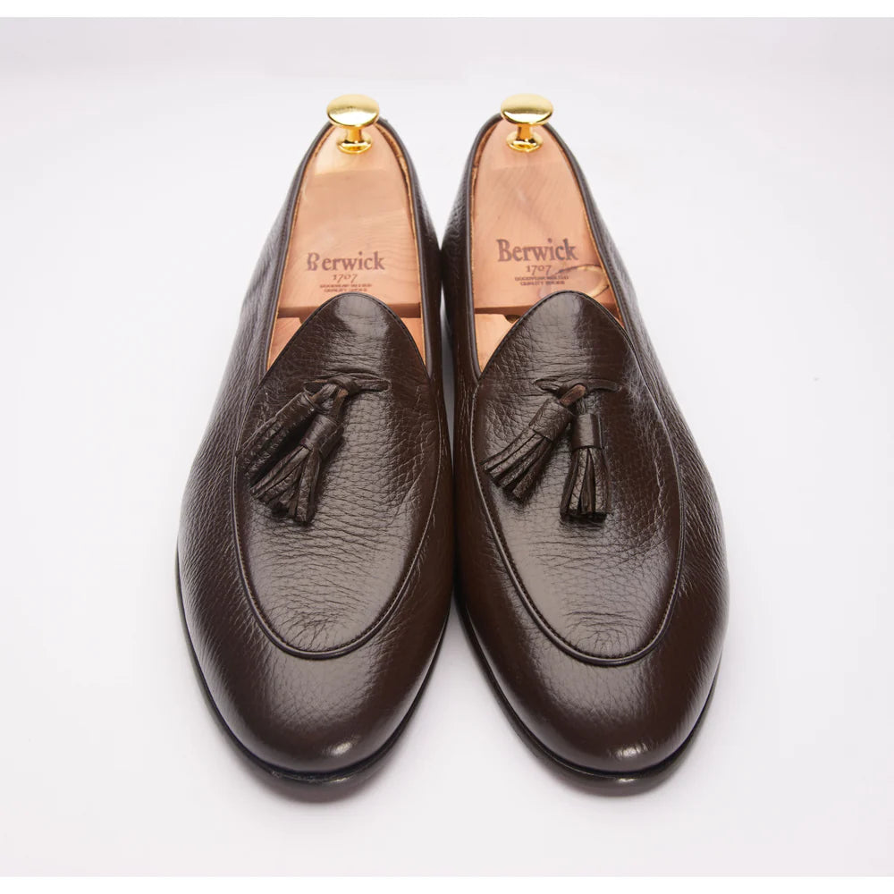 Berwick 1707 4951 Belgian Tassel Loafers Ciervo Marron