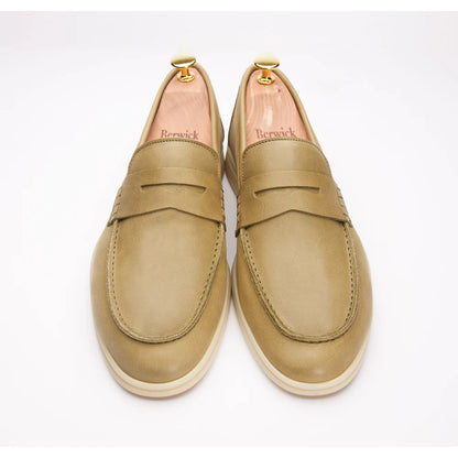 Berwick 1707 5371 Penny Slip-On Loafers Daubuck Felce