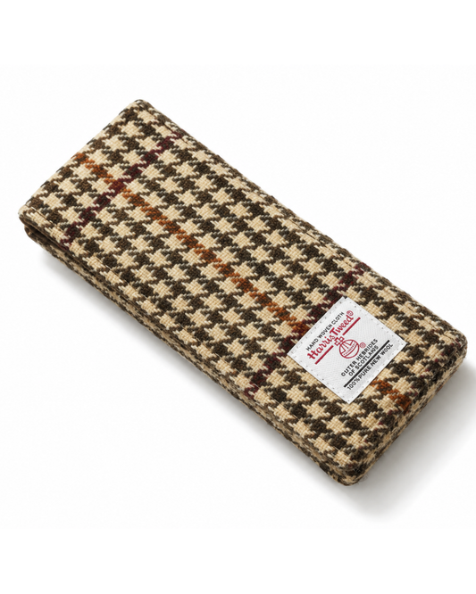 Harris Tweed® Fountain Pen Case / Brown Houndstooth / CPWJ13-2177