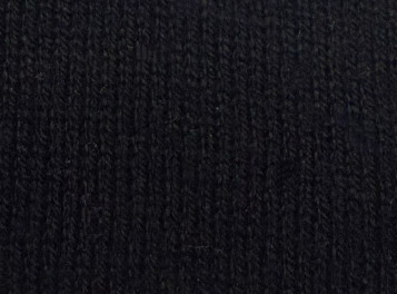 Men's Cotton Cashmere Striped Polo Sweater — Ink Black & White / M26S71