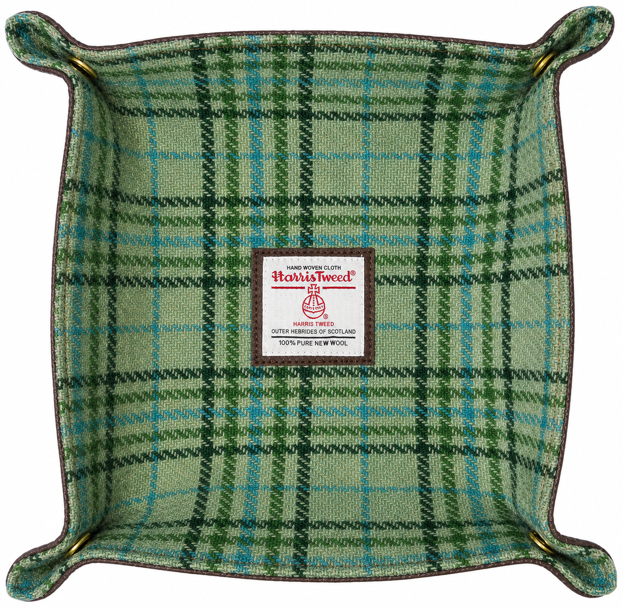 Harris Tweed Valet Tray — Forest Green Tartan / CPXG01-835
