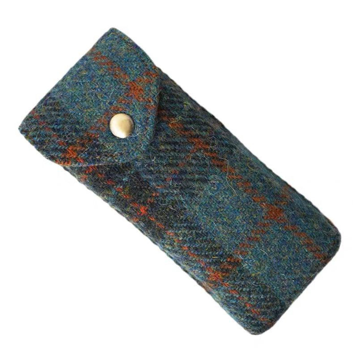 Harris Tweed® Fountain Pen Case / Blue Green Tartan / CPWJ13-885
